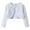 style-03 White, variant on Gubotare Little Girls Shrug Girls Long Sleeve Cardigan Childrens Kids Bolero Shrug Size 1T 2T (White,1-2 Years)
