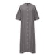 thumbnail image 5 of Puntoco Vestido De Manga Corta Con Cuello En V, Vestido Camisero De Manga Corta Con Cuello En V Y Bolsillo Con Botones De Color Liso Para Mujer Gris Xxxxxl, 5 of 5