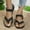 Black, variant on Viluyesy Womens Flip Flop Sandals, Wide Width Comfort Casual Ankle Buckle Summer Retro Flat Shoes Black
