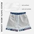 thumbnail image 3 of FORMRS Boys Swim Trunks Quick Dry Mesh Liner Boardshorts Sizes XS-XL, Light Blue Anchor, 3 of 7