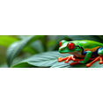 thumbnail image 4 of Vibrant Frog Themed Backdrop Banner Nature Inspired Decorations for Party Photography Props Jungle Themed Events Animal Lovers Gatherings, 4 of 8