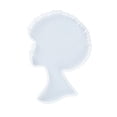 thumbnail image 2 of 2x Molde de Resina de Silicona Afro Femenino para Posavasos DIY Bandeja de ágata DIY 2 piezas, 2 of 8