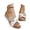 Beige, variant on HNMKIU Women Sandals Casual Strap Slide Style Open Toe Design Comfortable Slippers for Women Indoor Outdoor Relaxation Lightweight Summer Shoes Beige,6