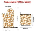 thumbnail image 2 of Naloa Christmas Elements Oven Mitts and Pot Holders 4 pcs Set, Cooking Baking Grilling Kitchen Oven Glove for Cooking, 2 of 6