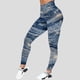 thumbnail image 1 of MKLEKYY Leggings para mujer Pantalones de yoga largos con estampado brillante y estampado Mardi para mujer, 1 of 4