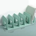 thumbnail image 5 of YongCo Practical Bookends Reading Shelf File Sorter Acrylic Bookends for Book Magazines, 5 of 19