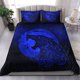 thumbnail image 1 of Juego de cama Vikingo Fenrir Vikingo Tatuaje 3D Versión Azul Juego de cama RLT12, 1 of 5