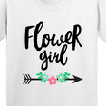 thumbnail image 4 of Inktastic Flower Girl with Arrow and Flowers Youth T-Shirt, 4 of 5