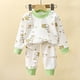 thumbnail image 4 of Odeerbi 6M-10Y Pijamas de Algodón de Verano Para Niños Con Mangas Largas Y Pantalones Con Estampados Suaves Pijamas de Dos Piezas, 4 of 5