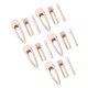 thumbnail image 5 of OUNONA 30Ud Clips Para El En Metal Dorado Con Punta Simple Accesorios Para Peinados, 5 of 8