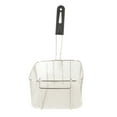 thumbnail image 2 of Cesta para freír con mango largo Cesta coladora para alimentos fritos Cesta de malla metálica para freidora eléctrica, 2 of 6