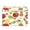 WSWES17, variant on Apples sliced red green pattern Large Toy Box Chest Storage with Flip-Top Lid, Collapsible Storage Boxes Container Bins for Toys, Playroom Organizers