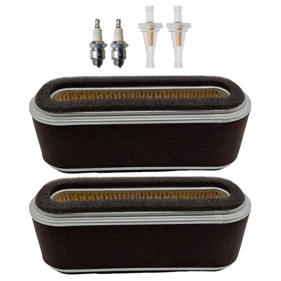 2PK Air Filter Tune Up Kit For John Deere Tractor 108 111 111H Fits AM101191