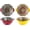 49 oz, variant on Ceramic Pasta Bowls with Handle, Boho Salad Bowl Set of 6 | 25 oz for Cereal, Soup, Serving, Large Colorful Shallow Design, Microwave & Dishwasher Safe