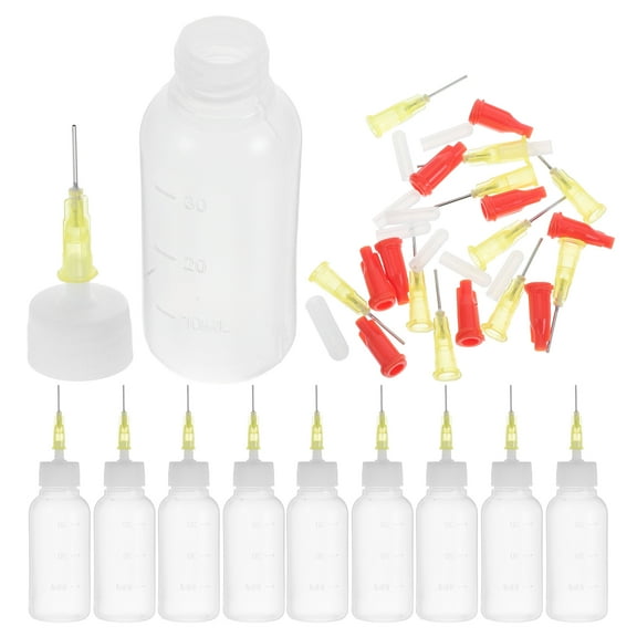 unbranded  10 Pcs Buckle Hook Fastener Needle Tip Dispensing Glue Bottle
