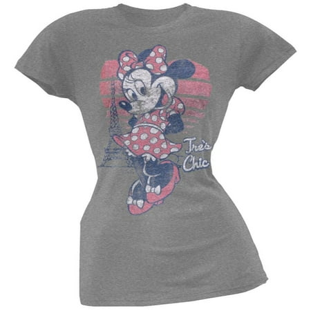 Minnie Mouse - Tres Chic Juniors T-Shirt - Large