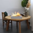 thumbnail image 3 of Cheminée d'Alcool, Cheminée de Table Rectangulaire Romantique un Bouton Interrupteur pour Appartement, 3 of 8