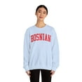 thumbnail image 4 of Bosnian Bosnia Sweatshirt Gifts Crew Neck Shirt Long Sleeve Unisex, 4 of 7