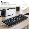 thumbnail image 5 of IBASETOY Acrylic Computer Keyboard Stand for Desktop Stable and Space Saving Desk Accessory, 5 of 8