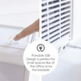 thumbnail image 4 of Desk Fan & Evaporative Humidifier – 2-in-1 Desk Fan + Humidifier, Up to 4 hr Runtime & Auto Shut‑Off, 4 of 5