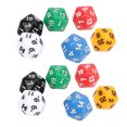 thumbnail image 4 of 12 juegos de dados 6 colores 20 juegos de dados de enseñanza de plástico para la educación de juegos de Mesa, 4 of 10