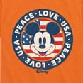 thumbnail image 3 of Disney - Americana - Mickey Peace Love USA - Toddler And Youth Short Sleeve Graphic T-Shirt, 3 of 5