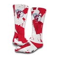 thumbnail image 3 of ISlide Cleveland Guardians Three-Pack Lifestyle Crew Socks Set, 3 of 4