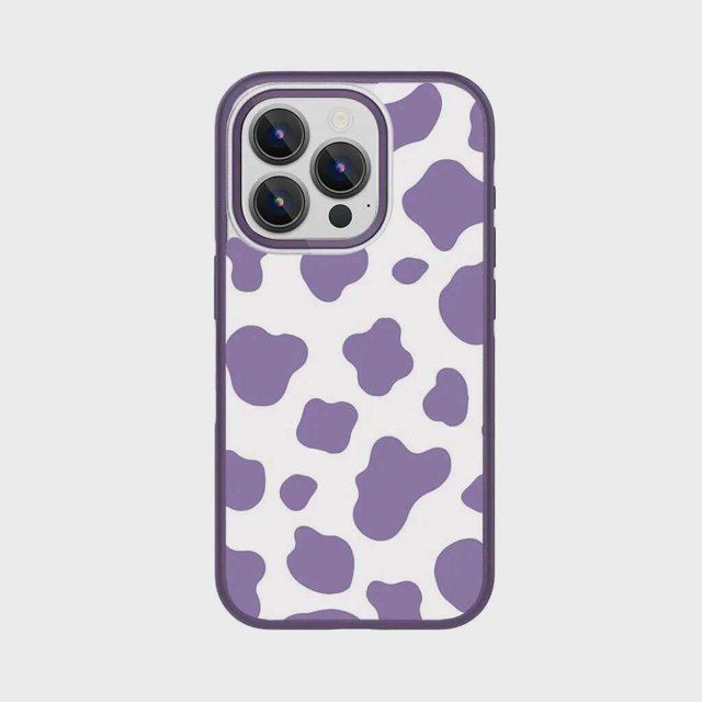 Caseco Étui iPhone 15 Pro avec MagSafe - Vache Violette