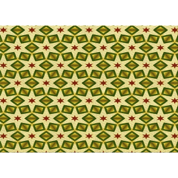 Ahgly Company Indoor Rectangle Patterned Oak Brown Area Rugs, 7' x 9'