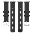 thumbnail image 4 of Correa de silicona de repuesto para reloj deportivo para Samsung Galaxy Fit 3, color negro, 4 of 6