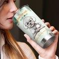 thumbnail image 4 of Bichon Frise Mother Book Lover Living That Dog Mom Life Happy Mother's Day 20oz Stainless Steel Tumbler Insulated Cup with Lid Bichons Dog Lovers Gifts Idea - 03004, 4 of 5
