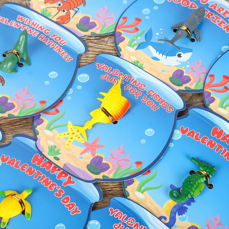 VABAMNA Kids Valentines Day Gifts for Classroom - 36 Pack Valentines Gift  Cards with Sea Animal Toys for School Class Exchange Gifts, Boys Girls  Toddlers Valentines Gifts - Yahoo Shopping