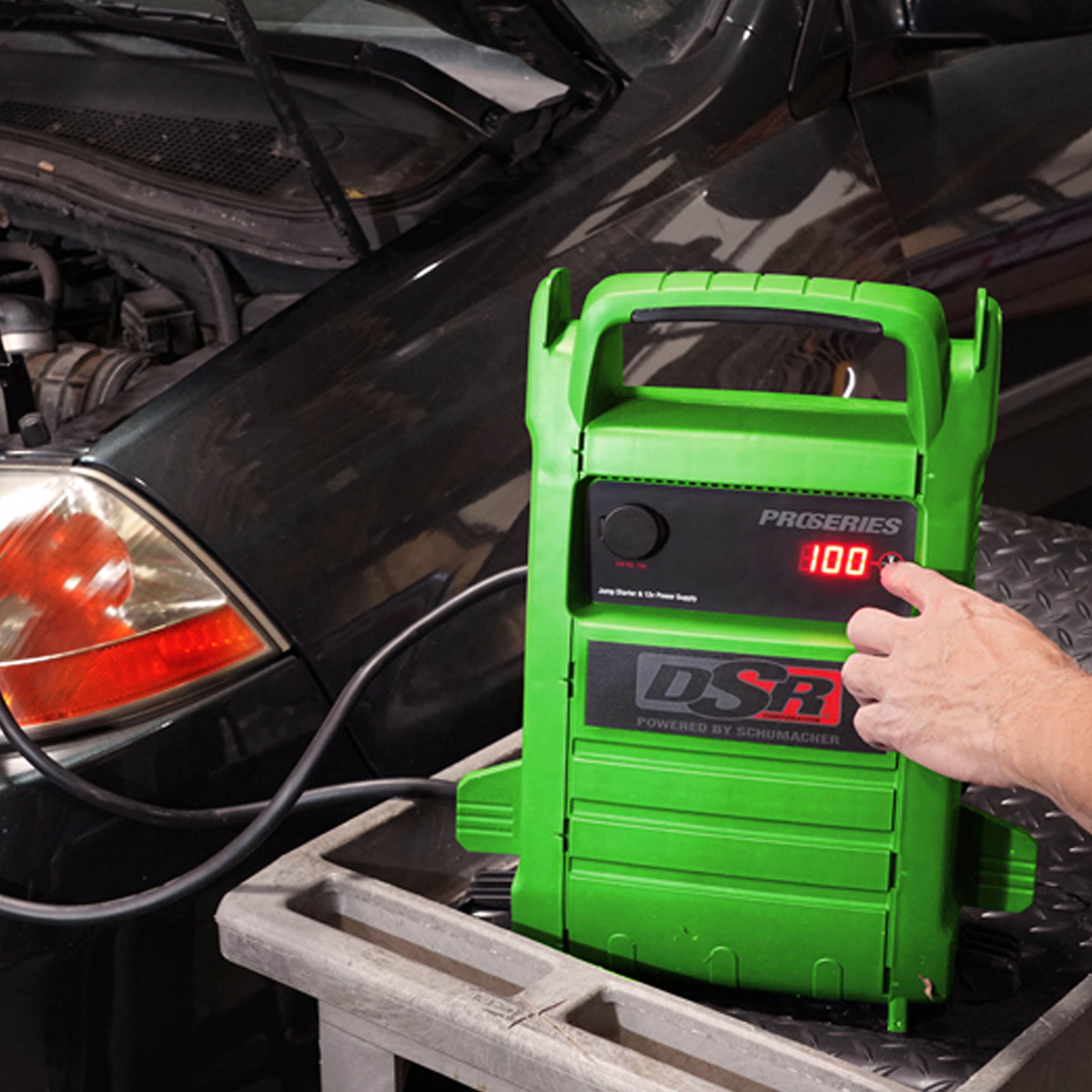 Schumacher Electric DSR Pro 2000A Heavy-Duty Car Battery Jump Starter and Portable Power Station, For 12V Automotive and Marine Batteries, DSR168G