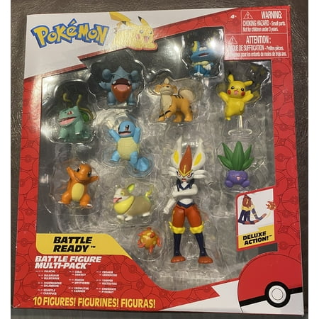 Pokemon Proxy Pokemon Battle Age 4+ Action Figure, Multicolor, 10 Pack