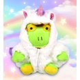 thumbnail image 5 of DolliBu Green Frog Unicorn Plush Stuffed Animal Toy - Super Soft Frogcorn Dress Up with Removable Plush Unicorn Outfit, Cute Fantasy Wildlife Gift - 6 Inches, 5 of 8