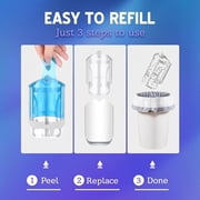 12 Pack Refill Cartridges, 2026 Upgraded Flying Insect Trap Refills Compatible with zzevo Flying Insect Trap Indoor Light M364 M364A Fully Compatible Size,Fly Catcher Trap (12 Refill Cartridges)