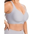 thumbnail image 3 of Cueply Bras for Women Plus Size Wireless Bra Full Coverage Support Wide Strap Seamless Comfort, 3 of 9