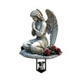 thumbnail image 6 of Praying Angels Figurine, Garden Angel Statues, Waterproof Kneeling Angel Sculpture, 2D Flat Acrylic Outdoor Decor Ornament for Patio Lawn Yard Balcony, Garden Gift, 6 of 7