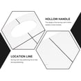 thumbnail image 3 of Raindrops Template Basket Templates for Sewing Transparent Acrylic 1 Set for Quilting Projects, 3 of 8
