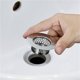 thumbnail image 3 of Mucho Más Caliente Colador De Fregadero De Baño (Paquete De 2) Cubierta De Drenaje De Bañera, Colador De Drenaje De Fregadero, Recogedor De Pelo Para Lavandería, Utilidad, Fregadero Rv, Filtro De Dren, 3 of 6
