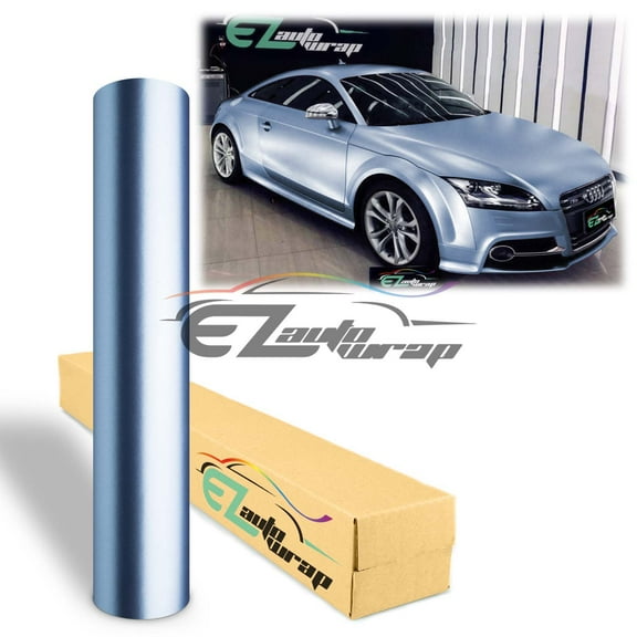 Premium Matte Metallic Satin Pearl FROSTED BLUE Vinyl Wrap Full Entire Car Air Bubble Free