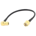 thumbnail image 1 of Cable pigtail coaxial RG174 SMA-J macho a SMB-KW hembra de 15 cm, 1 of 3