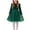 Green, variant on Toddler Girls Dress Long Sleeve Velvet Kids Tulle Tutu Birthday Tea Party Princess Dresses Black 4-5 Years