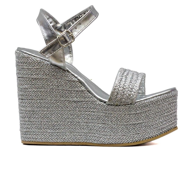 Zapatillas Para Mujer Miriam 1661 plateado 25.5