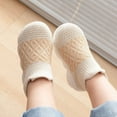 thumbnail image 5 of NOKIO Girls Walking Shoes Girls Low Top Sneakers Children Shoes Fashion Thick Soled Breathable Sneakers Baby Toddler Shoes Mesh Children Solid Color Shoes Soft Soled Toddler Shoes, 5 of 7
