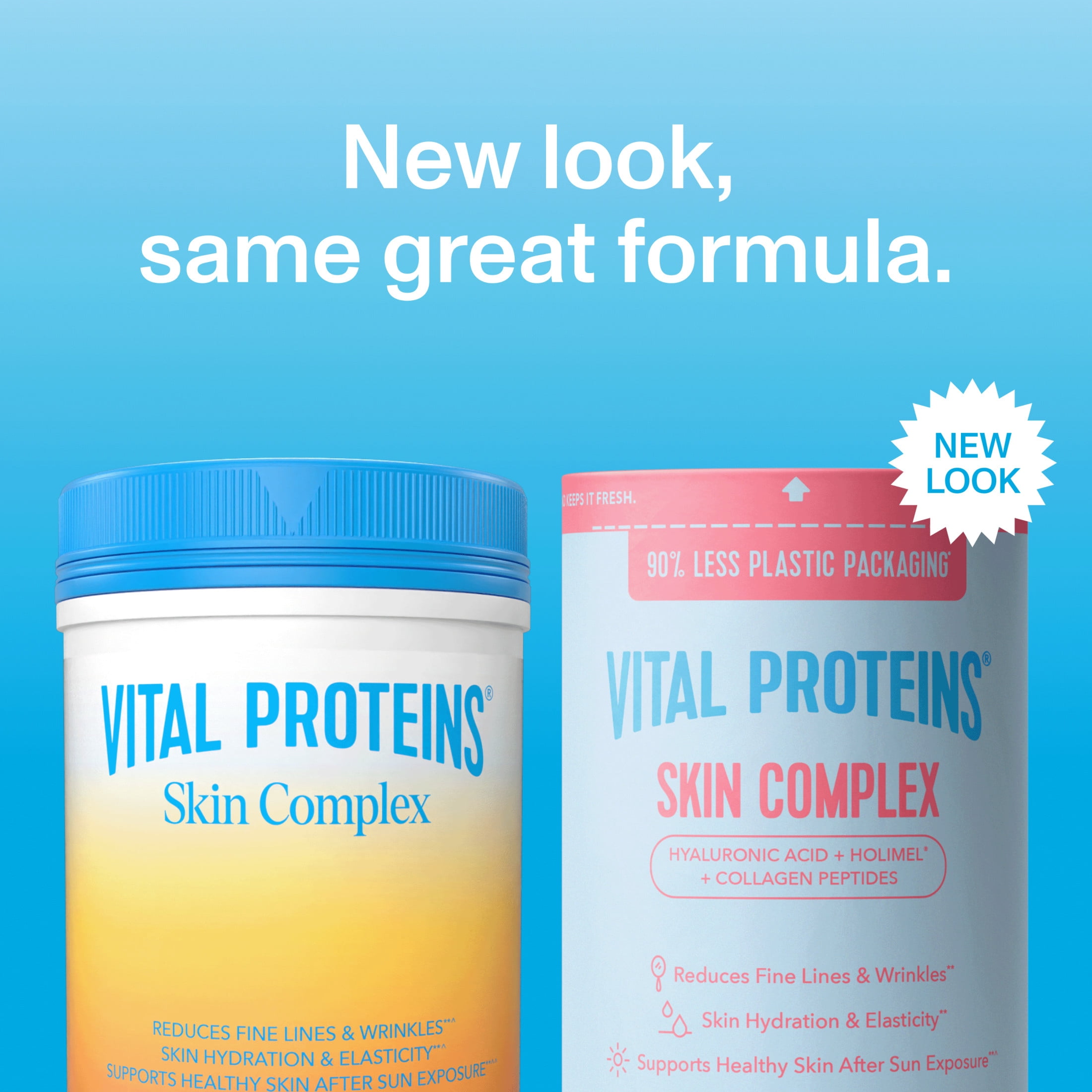 Vital Proteins Skin Complex Powder Mix, 20g Collagen Peptides with Hyaluronic Acid and Vitamin C, Hydration & Elasticity Antioxidants, Unflavored, 11.9oz
