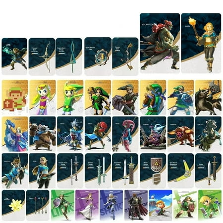 40 Pcs Third-Party Mini Cards Compatible with TOTK and BOTW