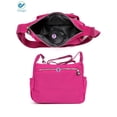 thumbnail image 3 of Deago Women's Waterproof Nylon Crossboby Shoulder Bag Casual Messenger Bag Handbag with Multi Pockets (Black), 3 of 10