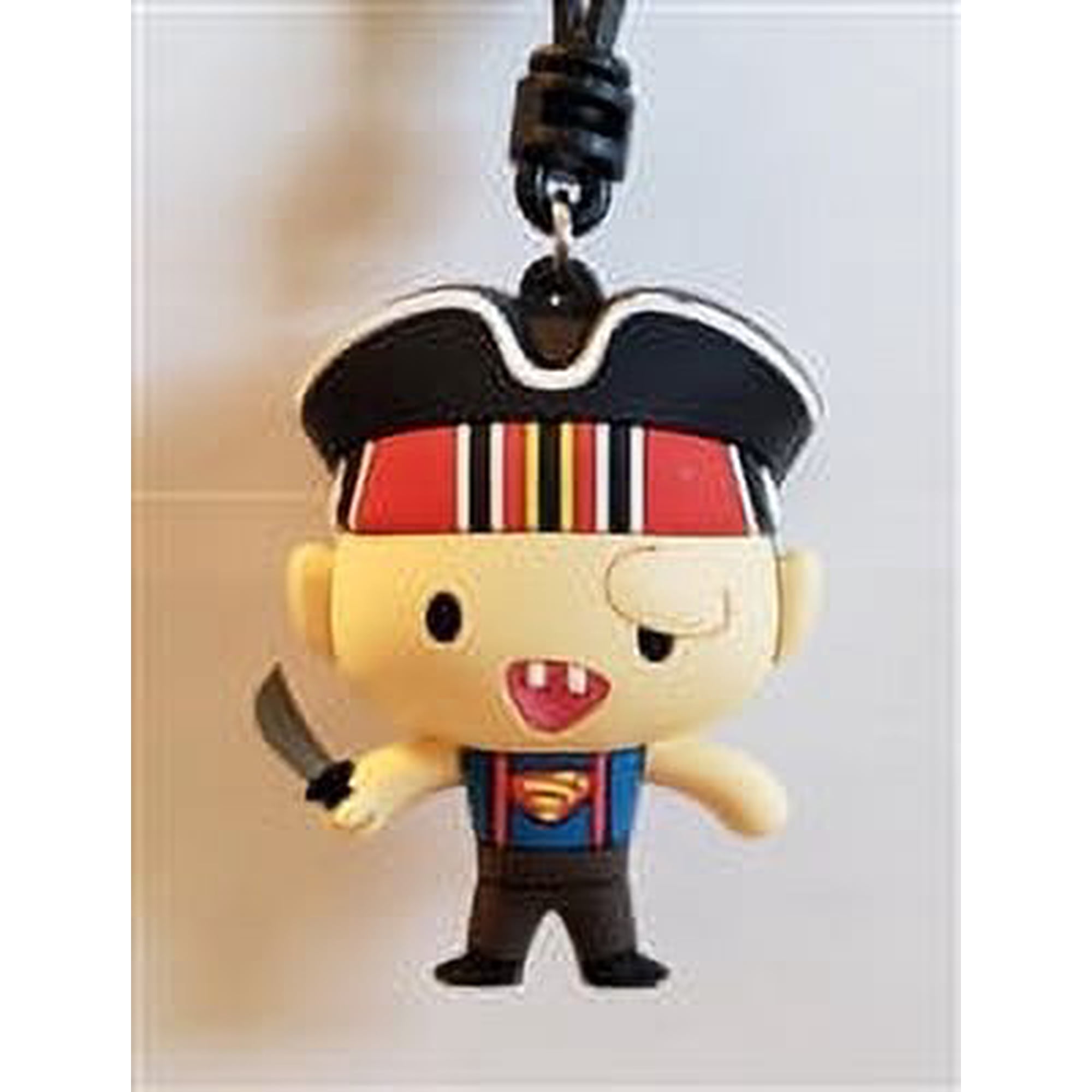 Monogram WB Thrills and Chills Figural Bag Clip - Pirate Sloth