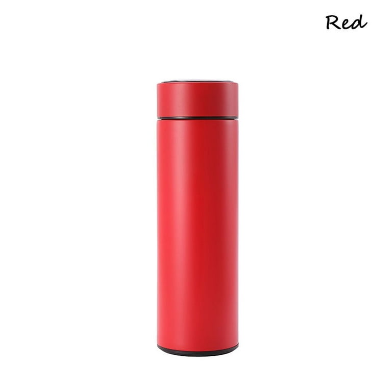 kucoolou 280ml Mini Cute Coffee Vacuum Flasks Thermos Stainless Steel Travel Drink Water Bottle Thermoses Cups and Mugs (Rose Red)